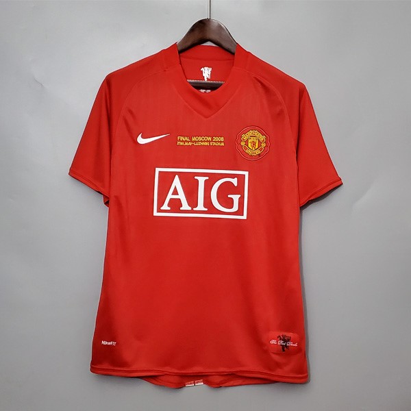 Tailandia Camiseta Manchester United 1st Retro 2007 2008